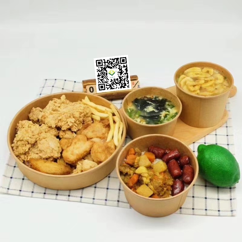 செலவழிப்பு காகித கிண்ணங்கள் பேக் மற்றும் அனுப்ப தயாராக உள்ளன